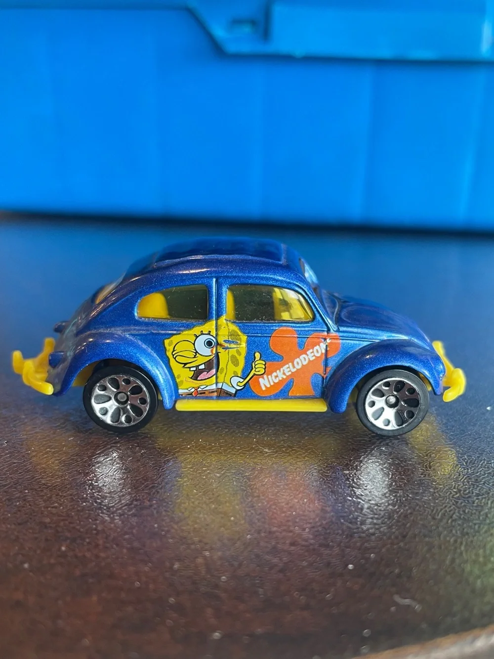Vintage matchbox-Mattel Die cast, 62 VW beetle SpongeBob, Nickelodeon